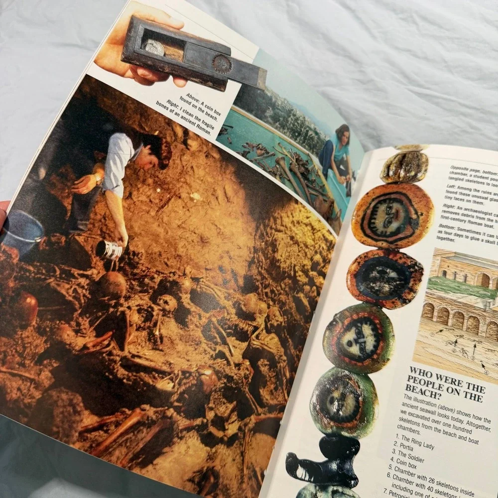 The Secrets of Vesuvius Sara C Bisel Scholastic Time Quest Book 1991 Archaeology
